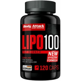 Body Attack Lipo 100 без смаку 120 капс.
