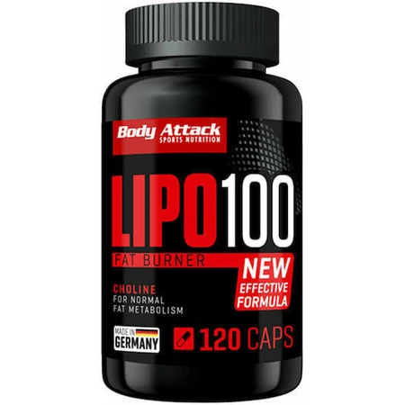 Body Attack Lipo 100 со вкусом без ароматизаторов 120 капс: цены и характеристики