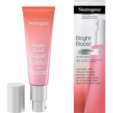 Neutrogena Bright Boost Осветляющая увлажняющая и антивозрастная сыворотка для лица, придающая сияние и восстанавливающая силы 30 мл: цены и характеристики