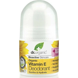 Dr.Organic Vitamin E Натуральный роликовый дезодорант без алюминия 50 мл