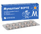 Мукалтин Форте табл. д/жув. 100 мг блістер №20