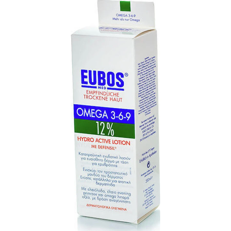 Eubos Omega 3-6-9 12% Увлажняющий регенерирующий лосьон для атопичной кожи 200 мл: цены и характеристики