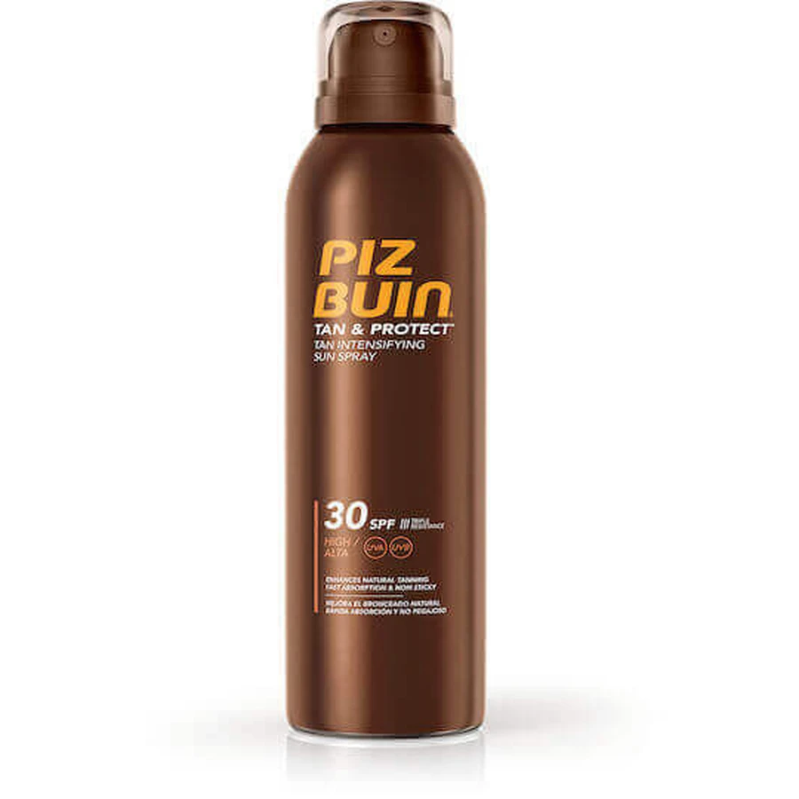 Piz Buin Лосьйон для засмаги та захисту тіла водостійкий SPF30 спрей 150 мл: ціни та характеристики