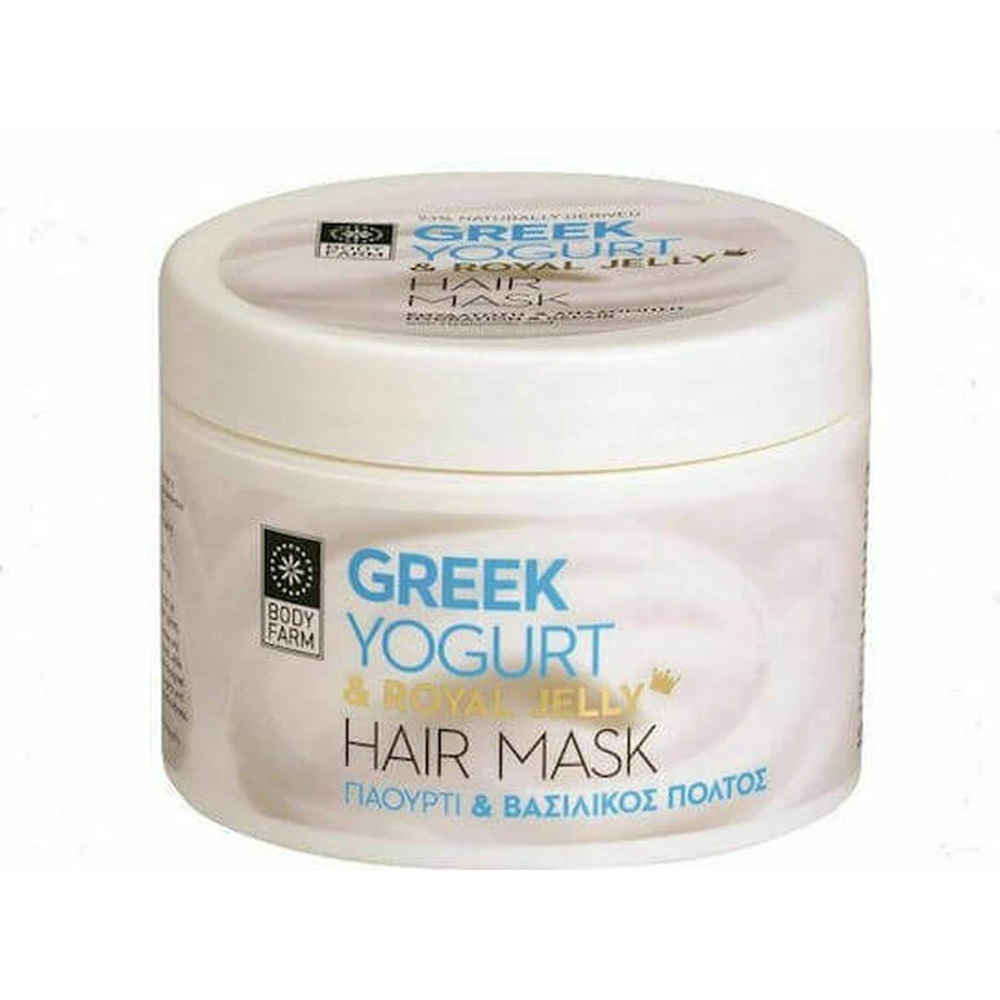 Bodyfarm Greek Yoghurt & Royal Jelly Hair Mask Восстанавливающая маска для волос 200 мл: цены и характеристики