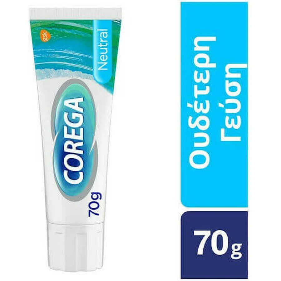 Corega Нейтральный крем для фиксации зубных протезов 70гр: цены и характеристики