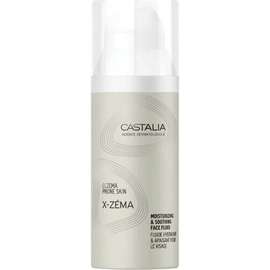 Castalia X-zema Зволожуючий флюїд денний крем для обличчя з керамідами 50мл: ціни та характеристики