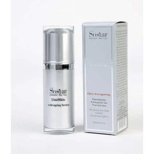 Sostar EstelSkin Зволожуюча та омолоджуюча сироватка для обличчя з вітаміном С та вітаміном Е для детоксикації та освітлення 30 мл