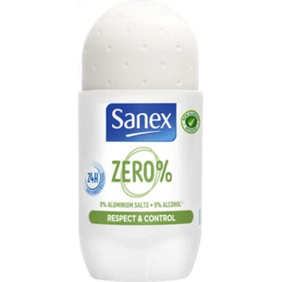 Sanex Zero 0% Respect & Control 24h Deo Protection Deodorant 24h Roll-On Aluminium Free 50ml