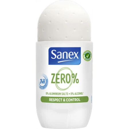 Sanex Zero 0% Respect & Control 24h Deo Protection Deodorant 24h Roll-On Aluminium Free 50ml: цены и характеристики
