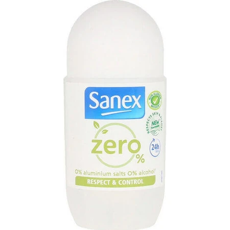 Sanex Zero 0% Respect & Control 24h Deo Protection Deodorant 24h Roll-On Aluminium Free 50ml: цены и характеристики