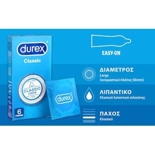 Durex Prezervative Classic 6шт