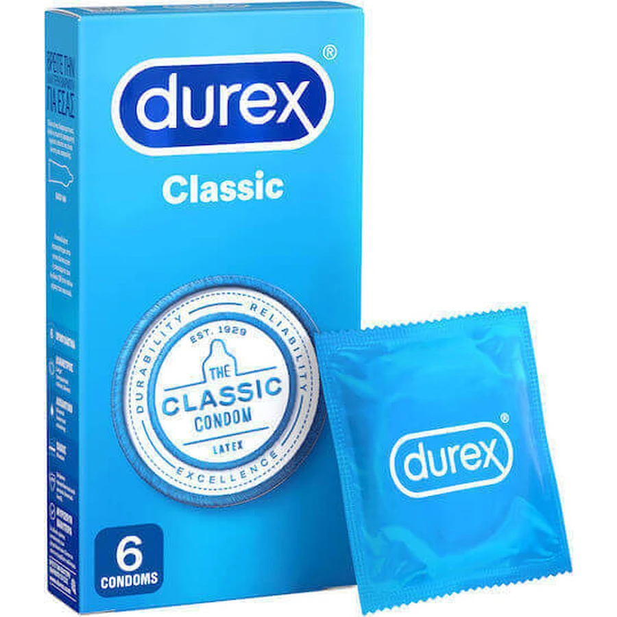 Durex Prezervative Classic 6шт: ціни та характеристики
