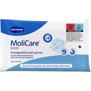 Hartmann Molicare Molicare Перчатки для мытья с пропиткой для кожи 8шт