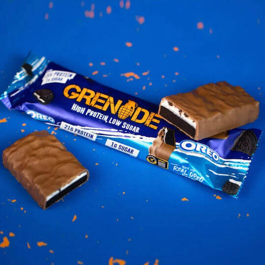 Гранатовий вуглеводний батончик Killa з протеїном 21г та смаком Oreo 60г: ціни та характеристики