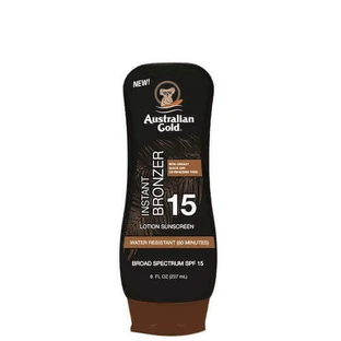 Australian Gold Instant Bronzer Водостойкий солнцезащитный лосьон для тела SPF15 237 мл