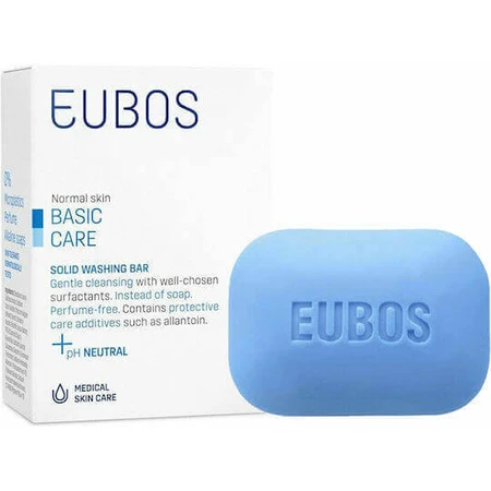 Eubos Basic Care Блакитне мило для тіла 125гр: ціни та характеристики