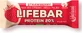 Батончик Lifefood Lifebar с 20% протеина и клубничным вкусом 47 гр.