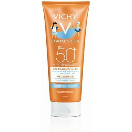 Vichy Capital Soleil Водостойкий детский солнцезащитный крем-гель SPF50 200 мл: цены и характеристики