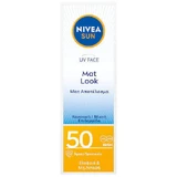 Nivea Sun UV Face Mat Mat Look Сонцезахисний крем для обличчя водостійкий SPF50 50 мл
