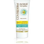 Coverderm Filteray Plus 2 в 1 сонцезахисний крем для обличчя та після засмаги як водостійкий сонцезахисний крем SPF30 50 мл: ціни та характеристики
