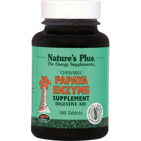 Nature's Plus Папайя Ензим без глютену 180 жувальних таблеток: ціни та характеристики