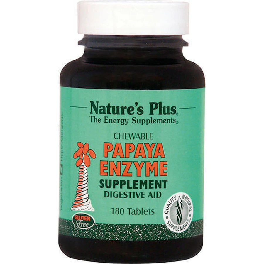Nature's Plus Папайя Ензим без глютену 180 жувальних таблеток: ціни та характеристики