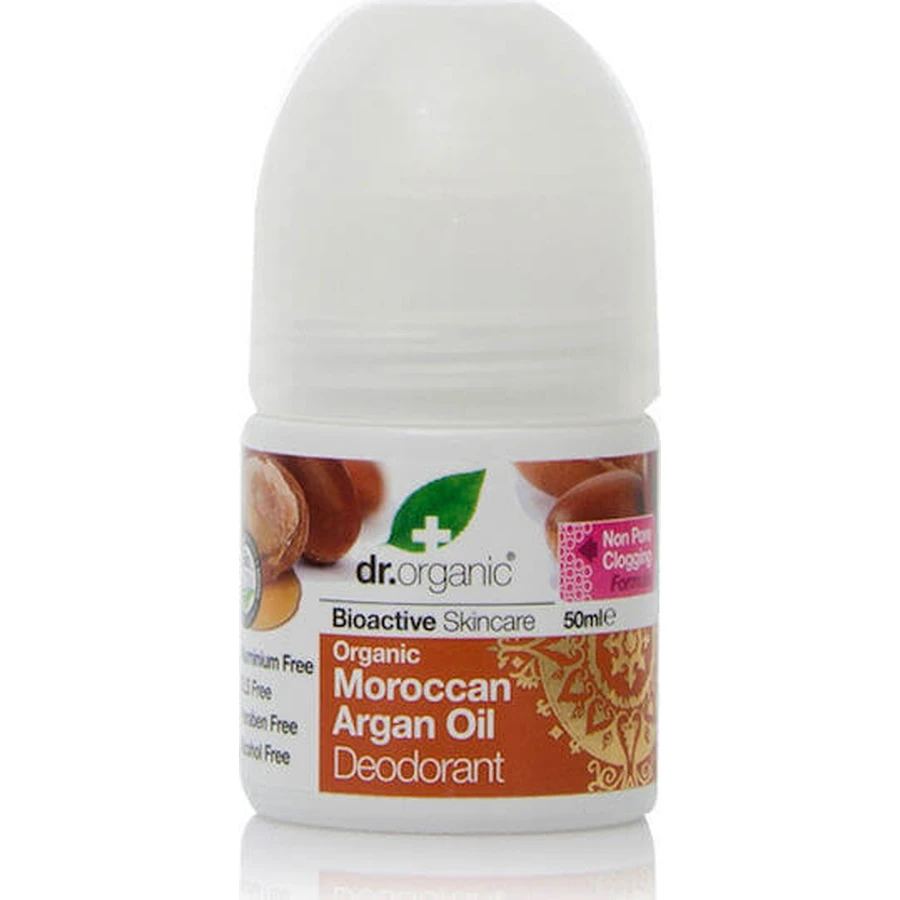 Dr.Organic Марокканська арганова олія Марокканська арганова олія Натуральний дезодорант-рулон без алюмінію 50 мл: ціни та характеристики