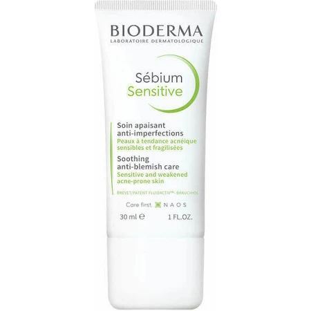 Bioderma Sebium Sebium 24-годинний зволожуючий крем для обличчя проти плям і акне з пребіотиками 30 мл: ціни та характеристики