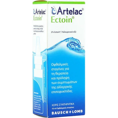 Краплі очні з гіалуроновою кислотою Bausch & Lomb Artelac Ectoin Ectoin 10 мл: ціни та характеристики