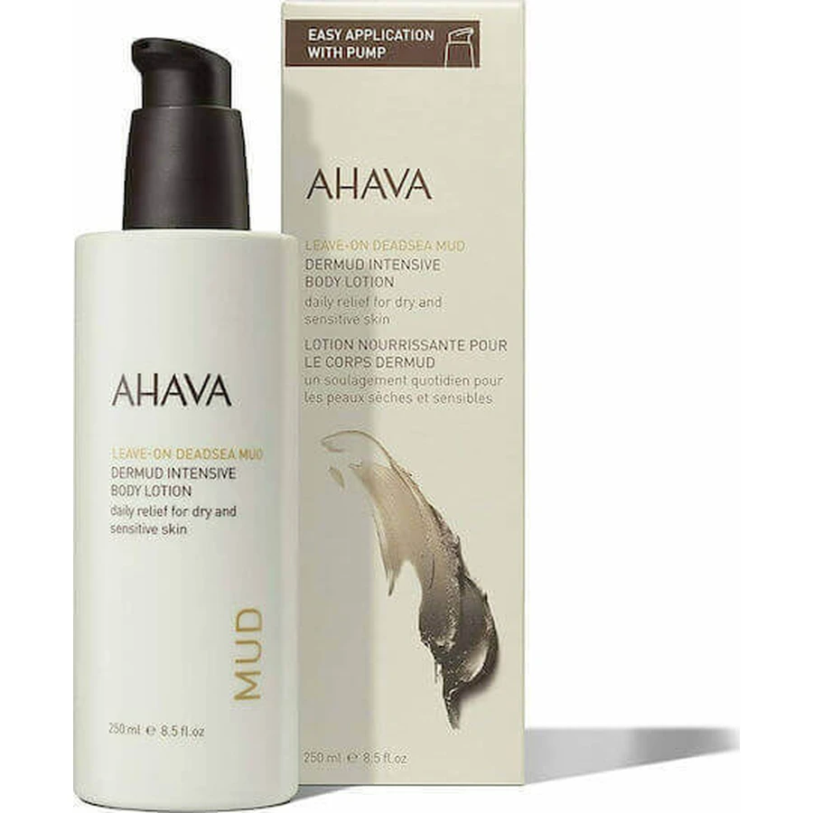 Ahava Лосьйон для тіла з грязьовим розчином DeadSea для сухої/дуже сухої та чутливої шкіри 250 мл, що залишається на шкірі: ціни та характеристики