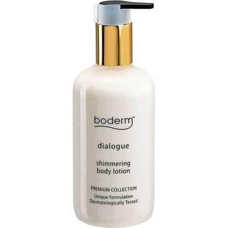 Зволожувальний лосьйон для тіла Boderm Dialogue Shimmering з гіалуроновою кислотою для сухої шкіри 300 мл: ціни та характеристики