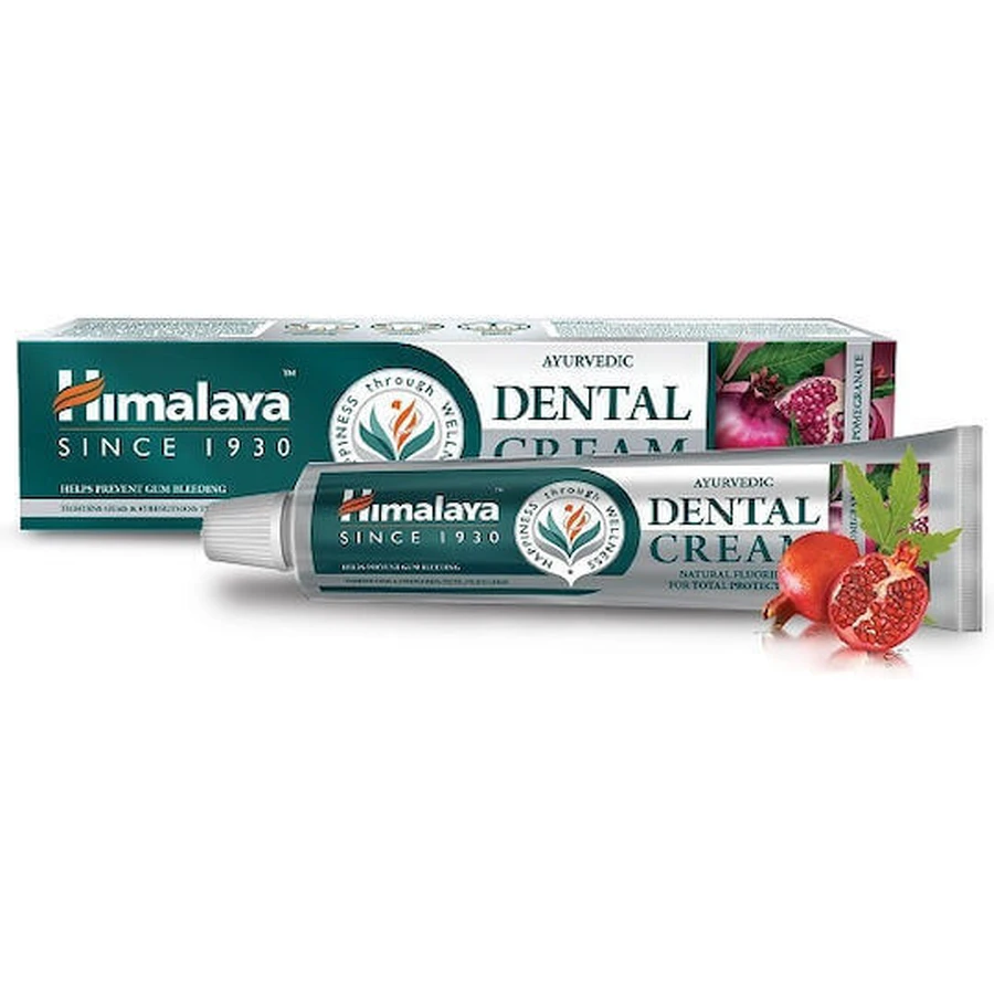 Himalaya Wellness Dental Cream Зубна паста від гінгівіту та зубного нальоту Зубна паста з натуральним родієм та фтором 100гр: ціни та характеристики