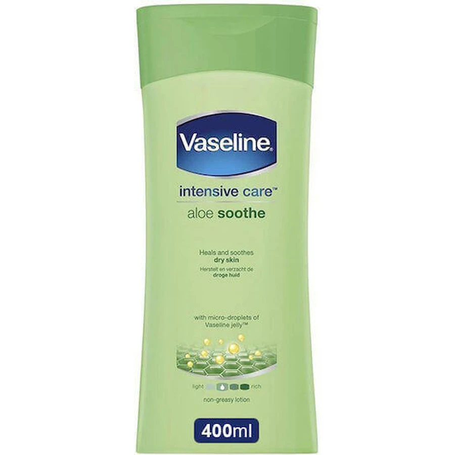 Vaseline Intensive Care Aloe Soothe Aloe Vera Увлажняющий восстанавливающий лосьон для сухой кожи 400 мл: цены и характеристики