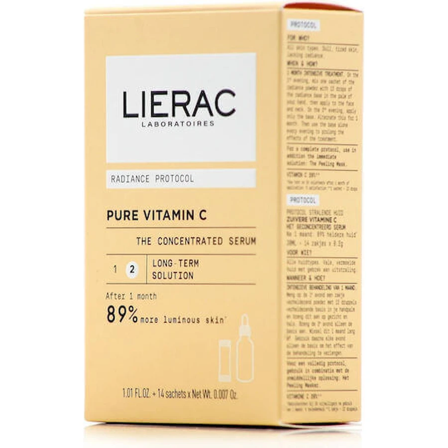 Lierac Radiance Protocol Антивікова сироватка для обличчя з вітаміном С для сяйва 30 мл: ціни та характеристики
