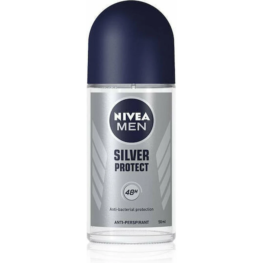 Nivea Men Silver Protect Антиперспирант-дезодорант 48 часов ролл-он 50 мл: цены и характеристики