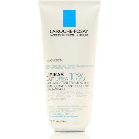 La Roche Posay Lipikar Urea 10% зволожуючий лосьйон для тіла з сечовиною для сухої/дуже сухої та чутливої шкіри 200 мл: ціни та характеристики