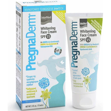 InterMed Pregnaderm Pregnaderm 24-годинний денний крем для обличчя з SPF15 проти пігментних плям з гіалуроновою кислотою 75мл: ціни та характеристики