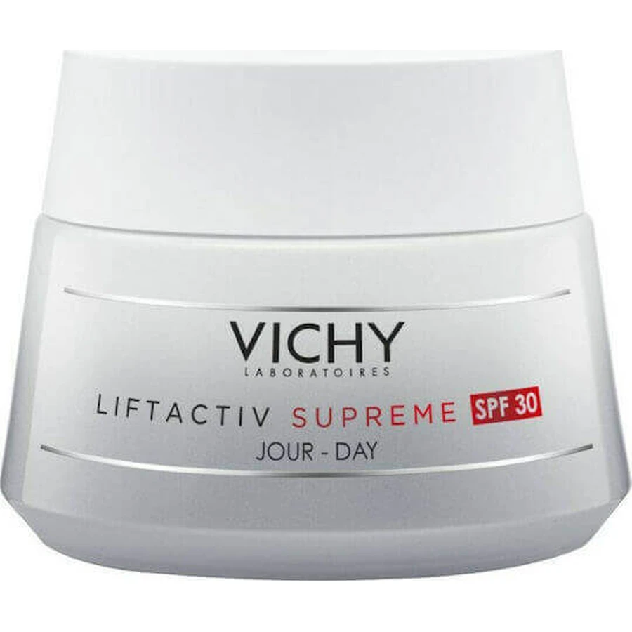Vichy Liftactiv Supreme Увлажняющий, антивозрастной и тонизирующий дневной крем для лица с SPF30 с гиалуроновой кислотой 50 мл: цены и характеристики