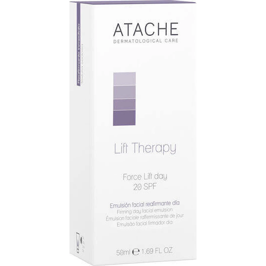 Atache Lift Therapy Зволожуючий, омолоджуючий і тонізуючий денний крем для обличчя з флюїдом SPF20 50 мл: ціни та характеристики