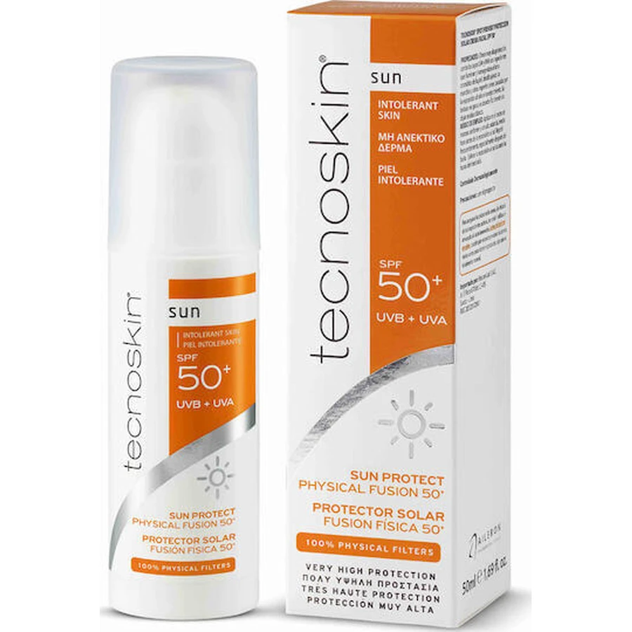 Tecnoskin Protect Physical Fusion Антирадіаційний крем для обличчя SPF50 50мл Спрей 50мл: ціни та характеристики
