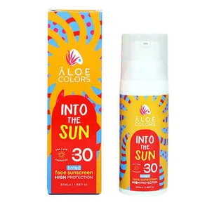 Сонцезахисний крем для обличчя Aloe Colors Into The Sun SPF30 з пігментом 50 мл