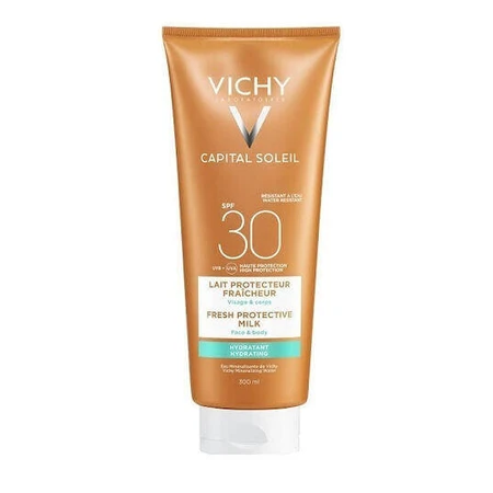 Водостійкий сонцезахисний спрей для обличчя та тіла Vichy Capital Soleil SPF30 300 мл: ціни та характеристики