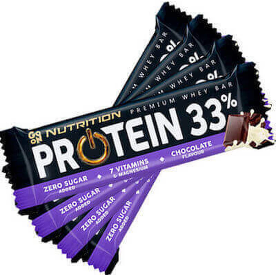 Go On Nutrition Premium Whey Baton с 33% протеина и шоколадным вкусом 50 гр.: цены и характеристики