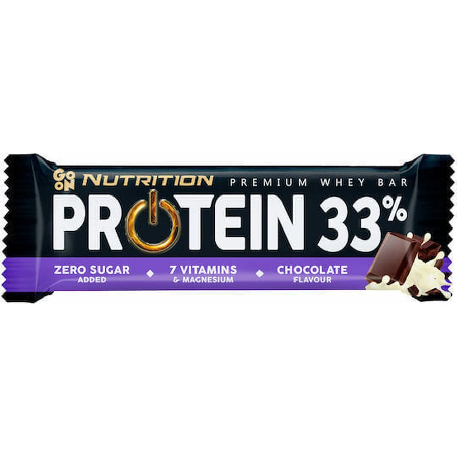 Go On Nutrition Premium Whey Baton с 33% протеина и шоколадным вкусом 50 гр.: цены и характеристики