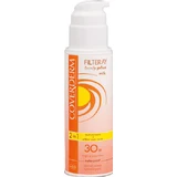 Coverderm Filteray Plus Milk 2 в 1 Солнцезащитный и послесолнечный водостойкий крем для тела SPF30 150 мл