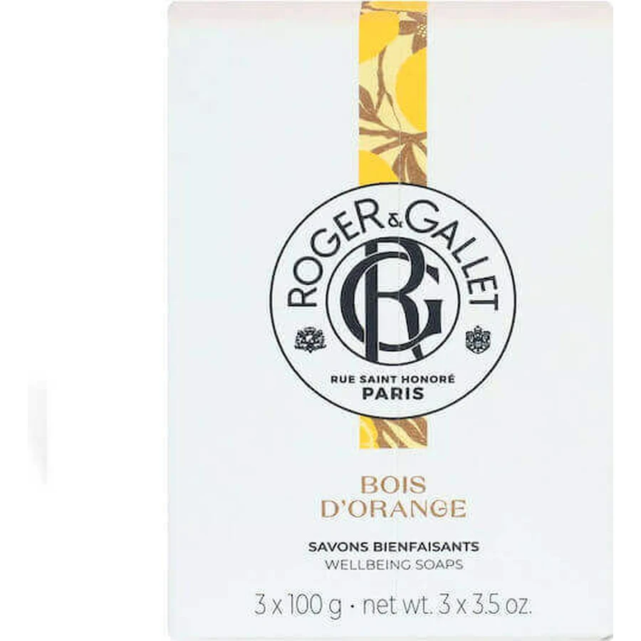 Roger & Gallet Мило для рук та тіла Bois D' Orange 3х100гр: ціни та характеристики
