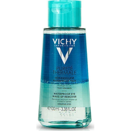 Vichy Purete Thermale Водостійка рідина для зняття макіяжу з очей 100 мл Vichy Purete Thermale Водостійка рідина для зняття макіяжу з очей 100 мл: ціни та характеристики
