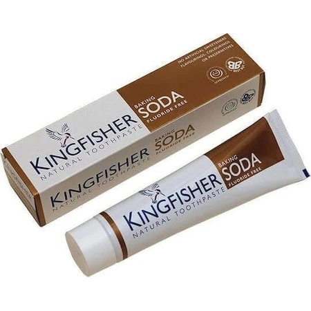 Kingfisher Пищевая сода Натуральная зубная паста без фтора 100 мл: цены и характеристики