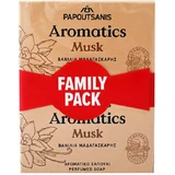 Papoutsanis Musk Body Soap Bar 4x100gr