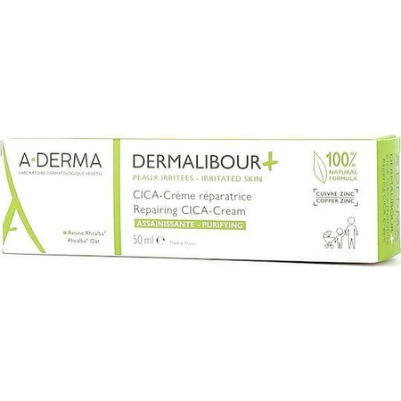 A-Derma Dermalibour Cica Увлажняющий крем для тела для очень сухой и чувствительной кожи 50 мл: цены и характеристики